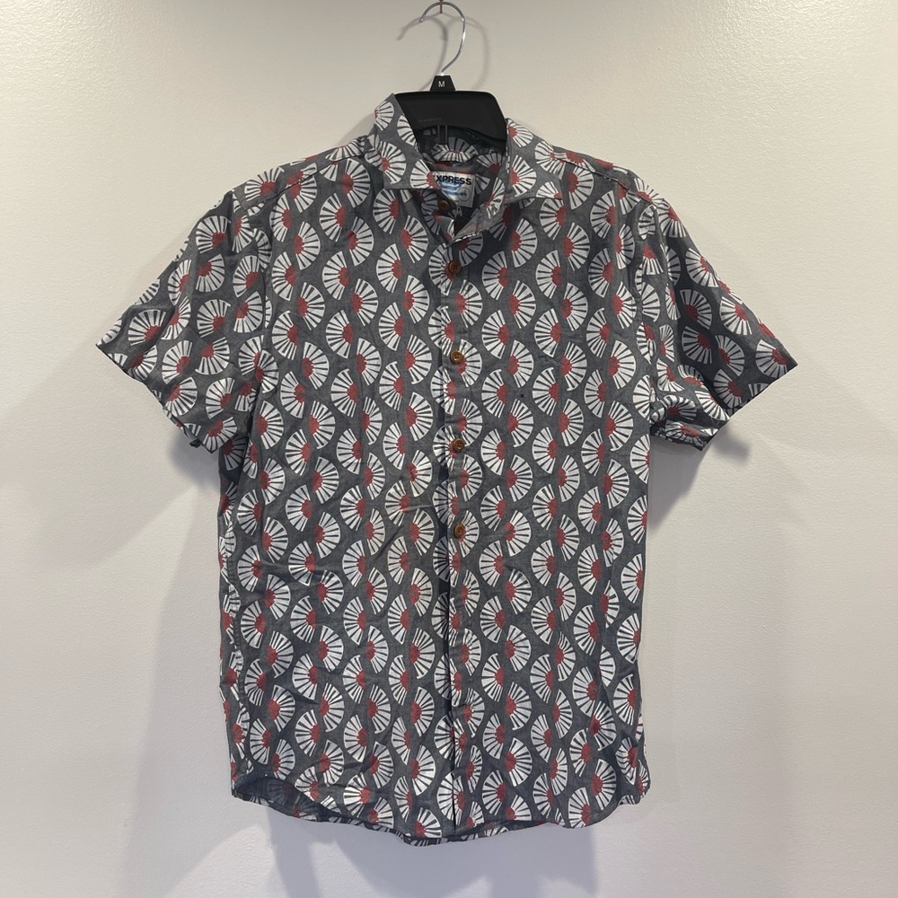 EXPRESS Men’s sz M short sleeve button up